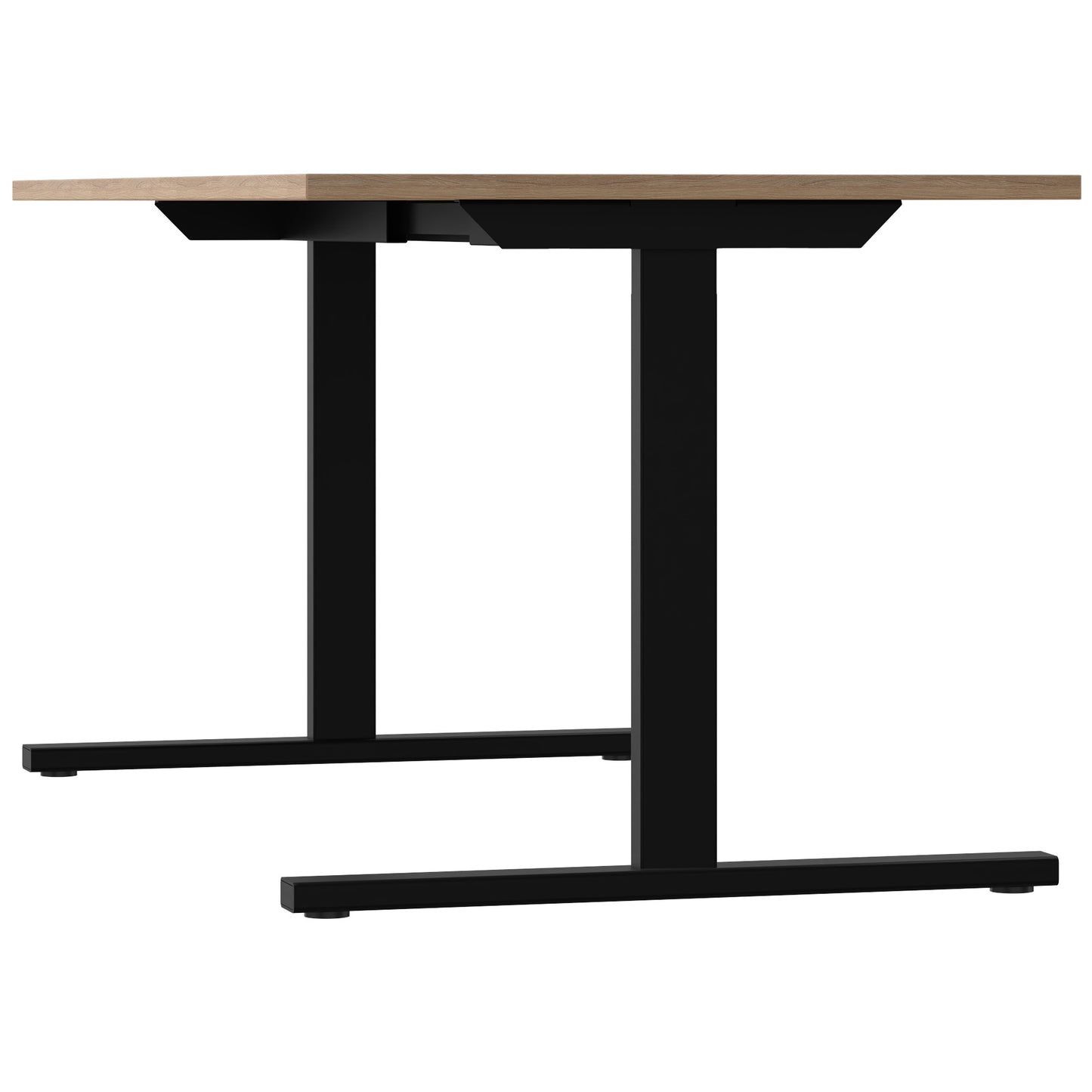 T-EASY desk | 1200 - 1800 mm, amber oak