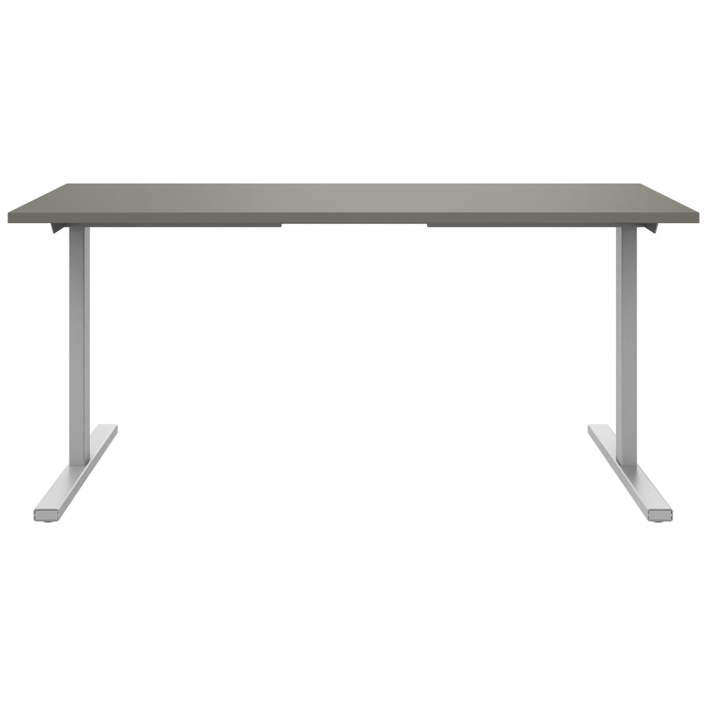 T-EASY Schreibtisch | 1200 - 1800 mm, Cubanitgrau