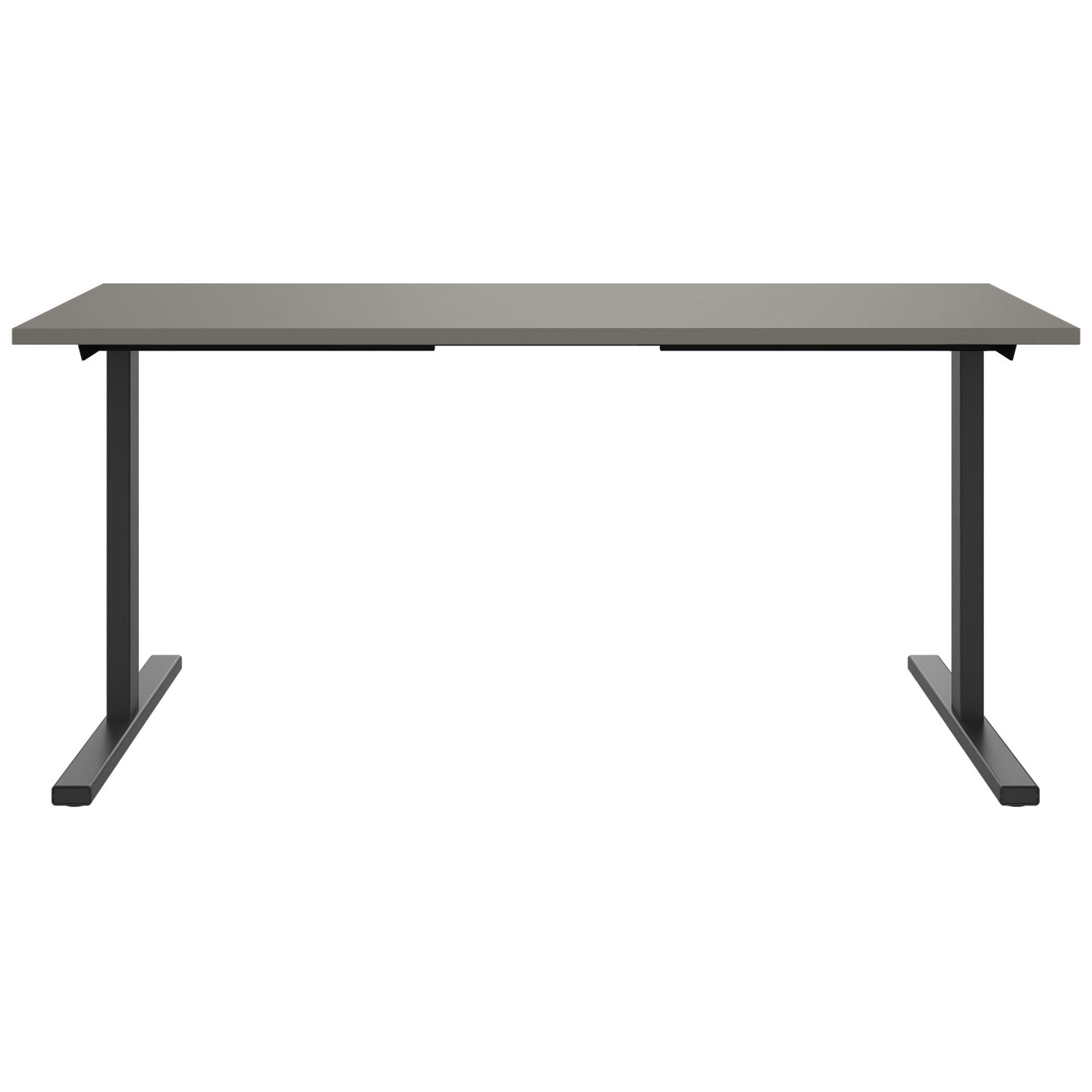 T-EASY Schreibtisch | 1200 - 1800 mm, Cubanitgrau