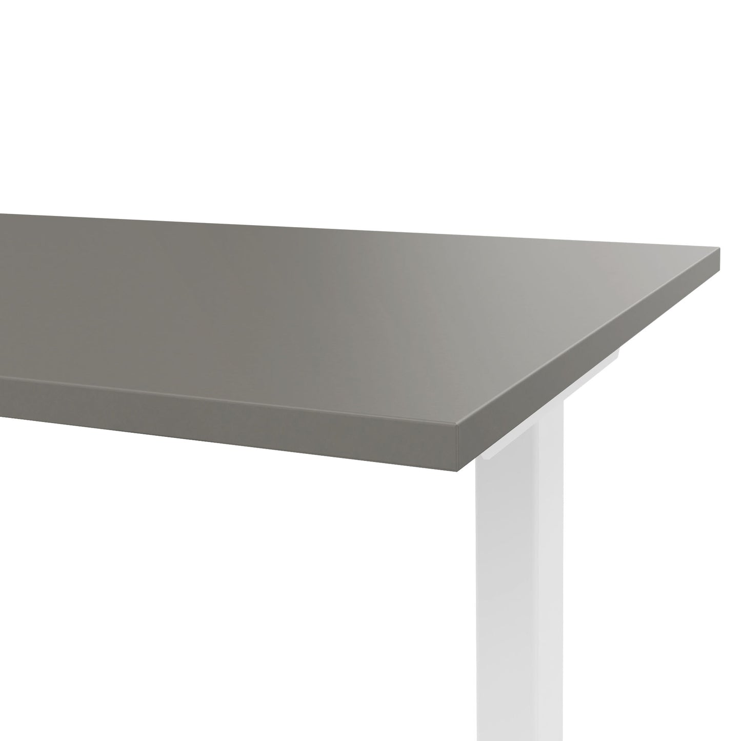 T-EASY Schreibtisch | 1200 - 1800 mm, Cubanitgrau