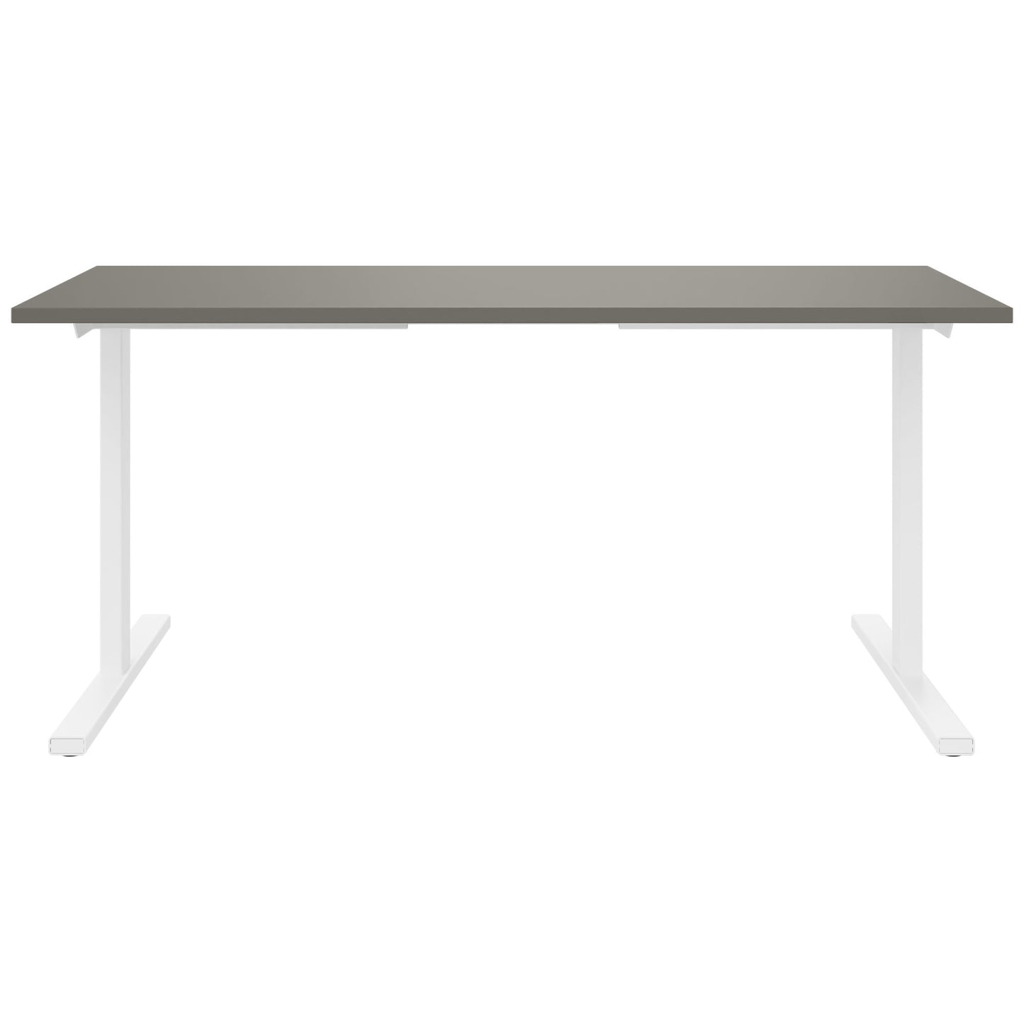T-EASY Schreibtisch | 1200 - 1800 mm, Cubanitgrau