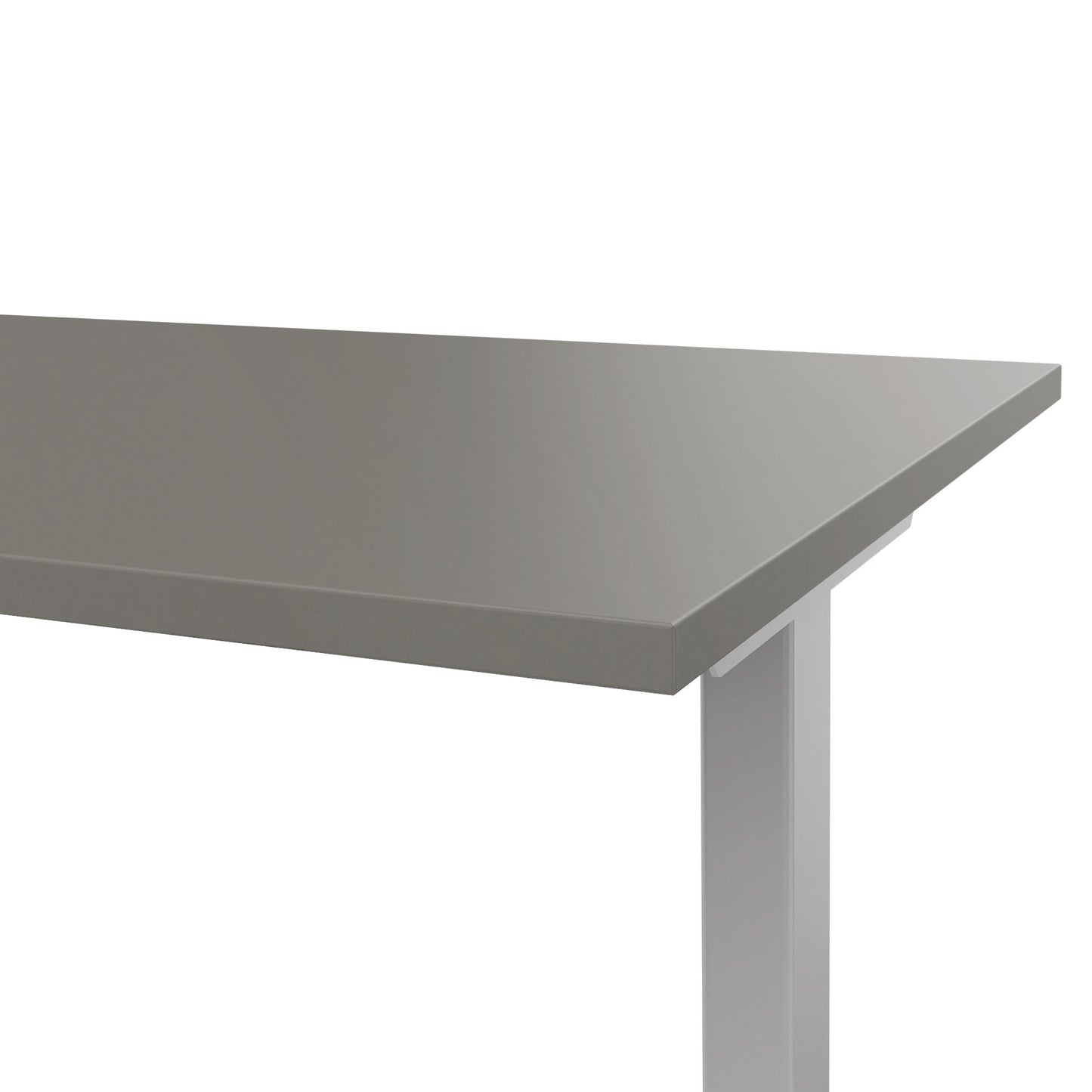 T-EASY Schreibtisch | 1200 - 1800 mm, Cubanitgrau