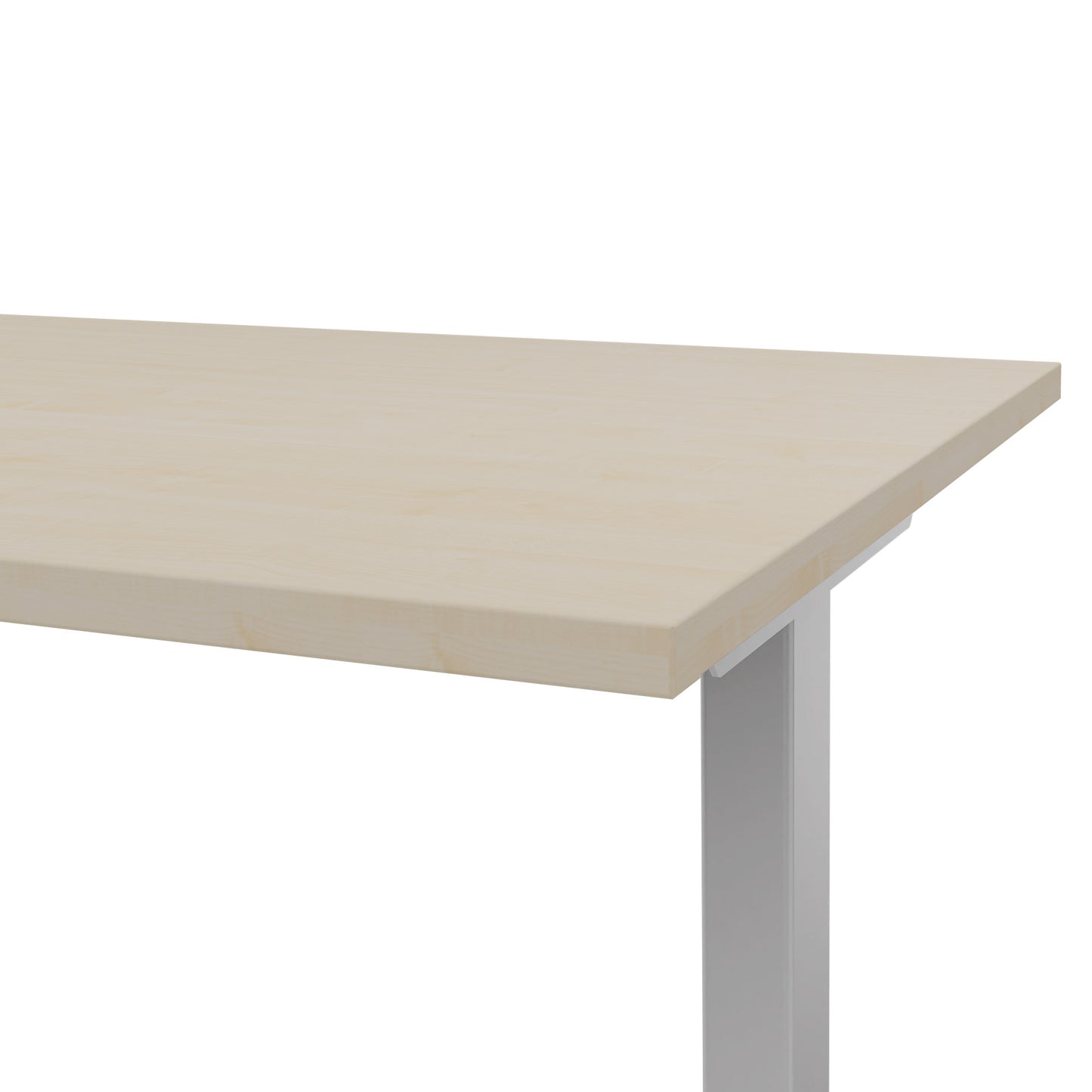 T-EASY Schreibtisch | 1200 - 1800 mm, elektrifiziert, Ahorn