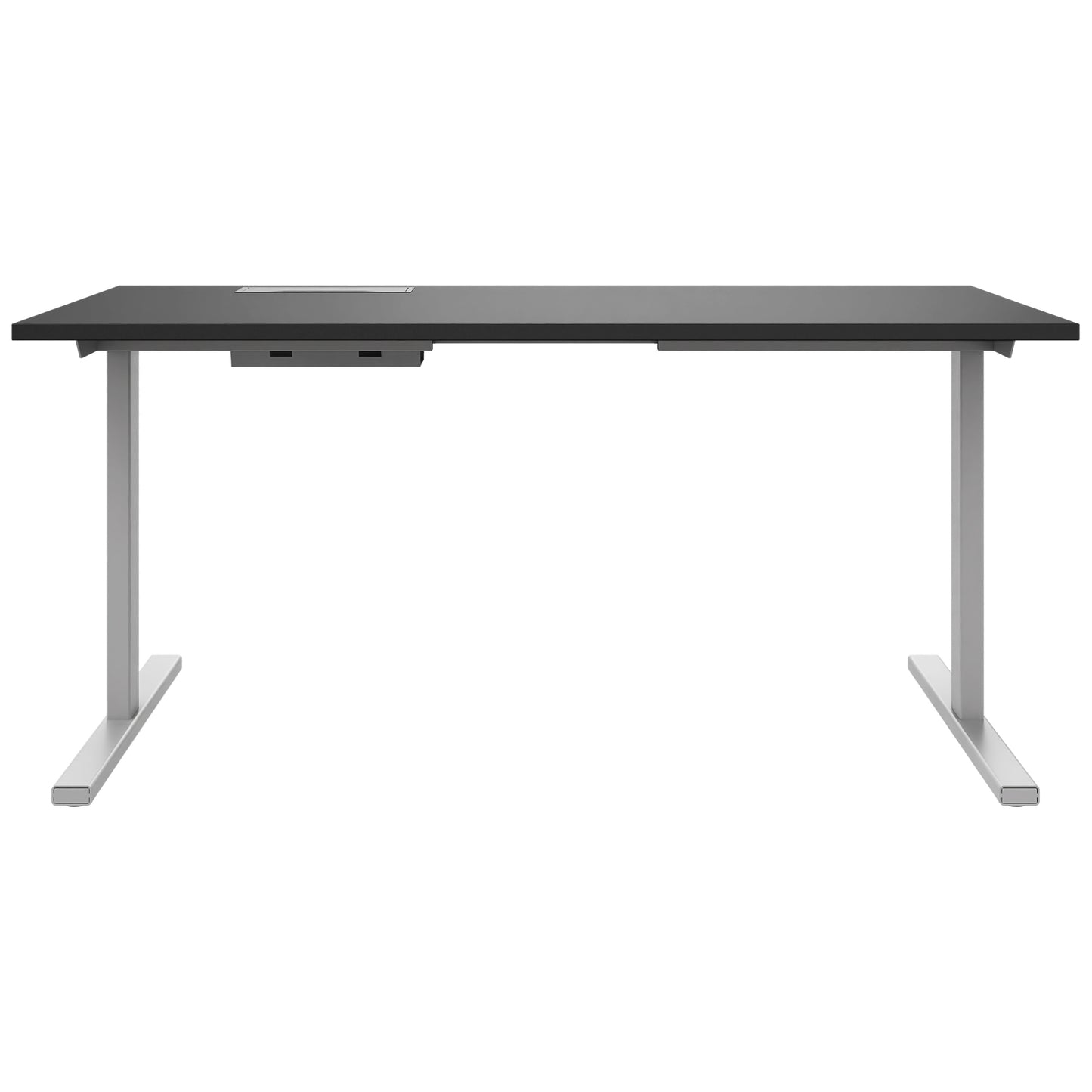 T-EASY Schreibtisch | 1200 - 1800 mm, elektrifiziert, Anthrazit