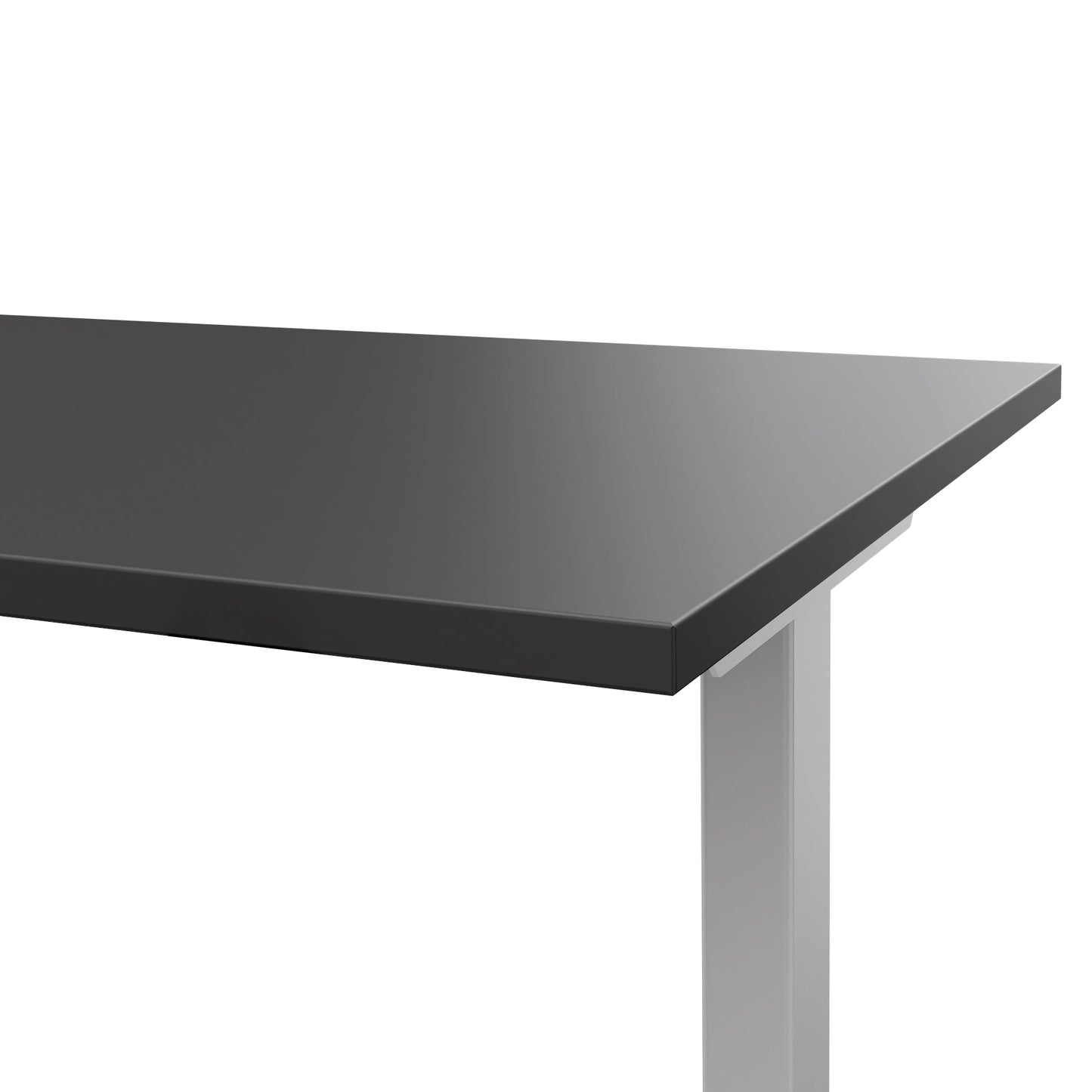 T-EASY Schreibtisch | 1200 - 1800 mm, elektrifiziert, Anthrazit