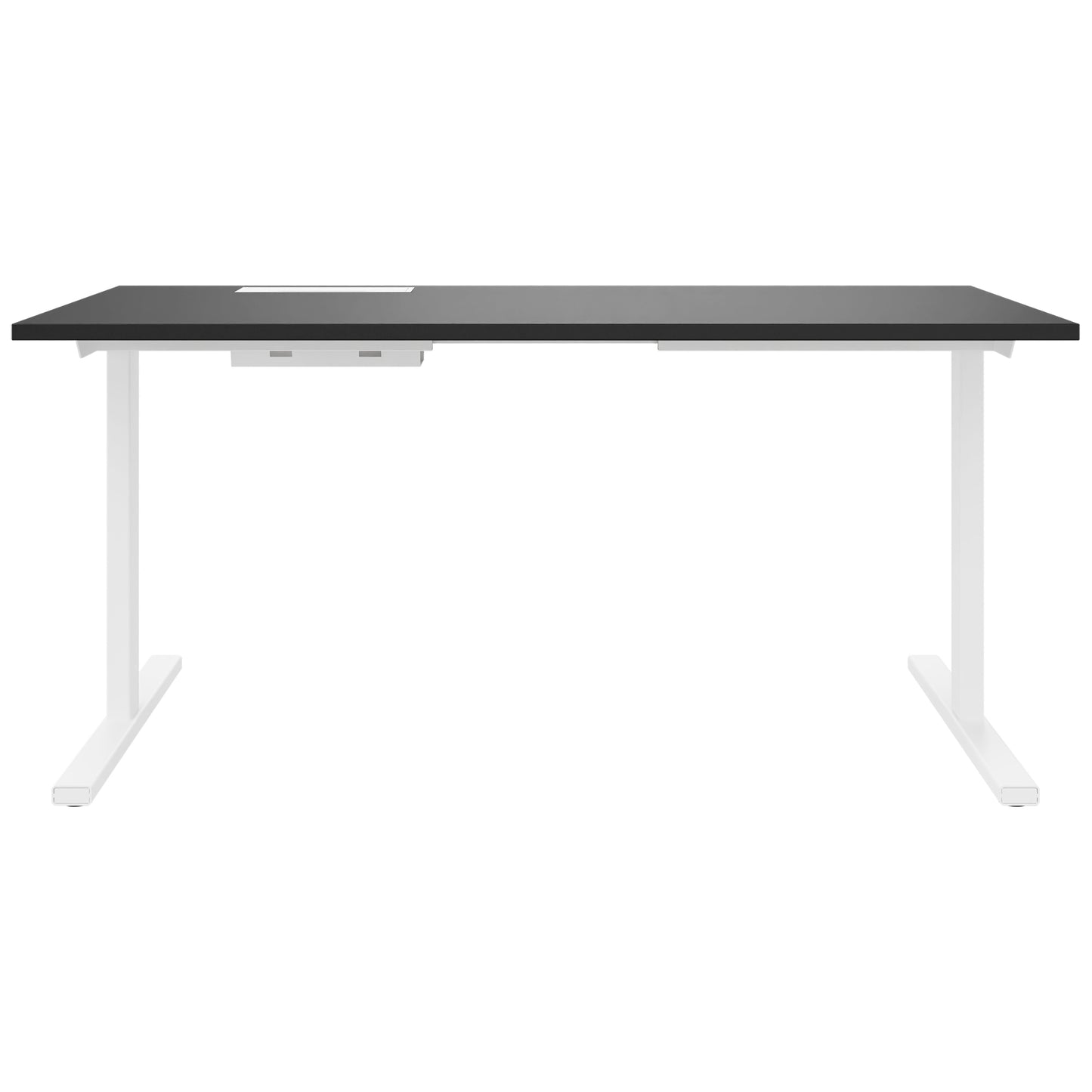 T-EASY Schreibtisch | 1200 - 1800 mm, elektrifiziert, Anthrazit