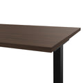 T-EASY Schreibtisch | 1200 - 1800 mm, elektrifiziert, Nussbaum - 3 Thumbnail Image