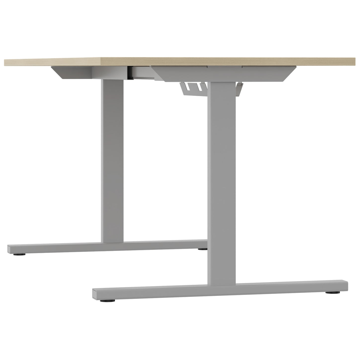 T-EASY Schreibtisch | 1200 - 1800 mm, elektrifiziert, Sandesche