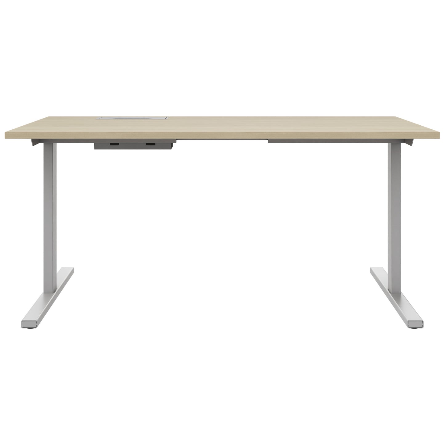 T-EASY Schreibtisch | 1200 - 1800 mm, elektrifiziert, Sandesche