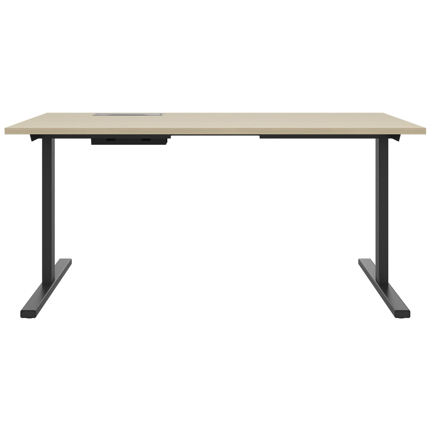 T-EASY Schreibtisch | 1200 - 1800 mm, elektrifiziert, Sandesche
