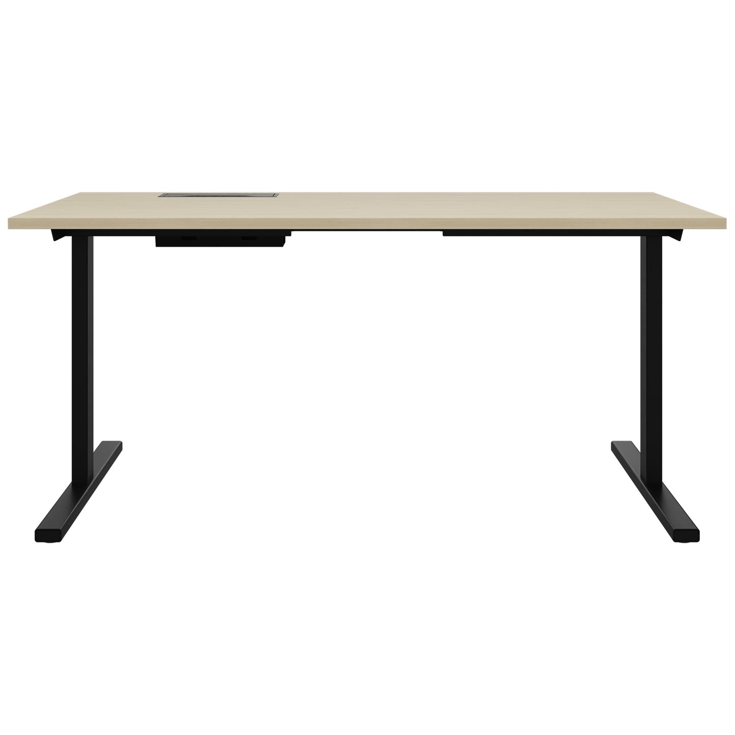 T-EASY Schreibtisch | 1200 - 1800 mm, elektrifiziert, Sandesche