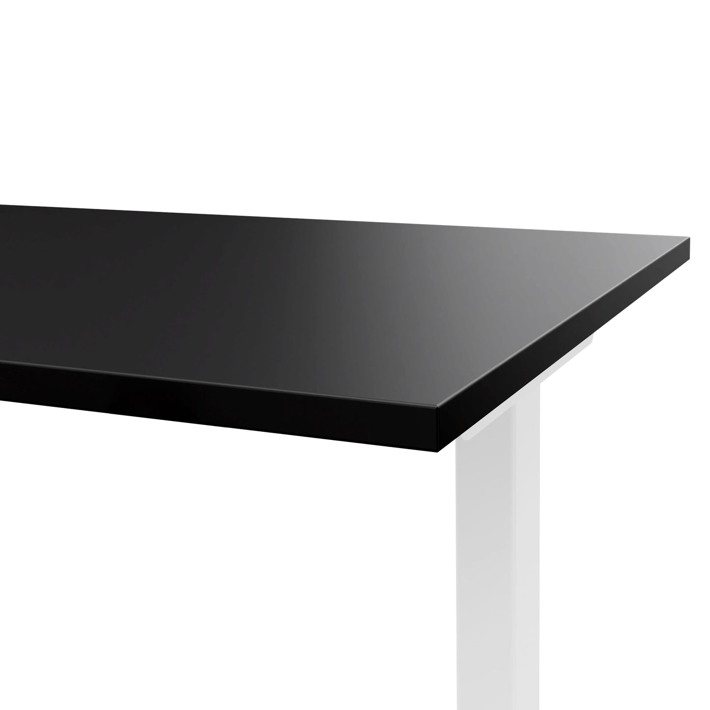 T-EASY Schreibtisch | 1200 - 1800 mm, elektrifiziert, Schwarz
