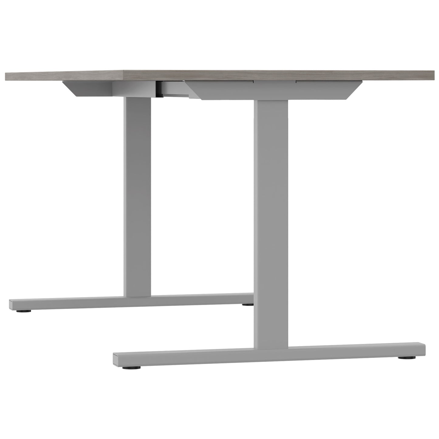 T-EASY Schreibtisch | 1200 - 1800 mm, Nordeiche grau