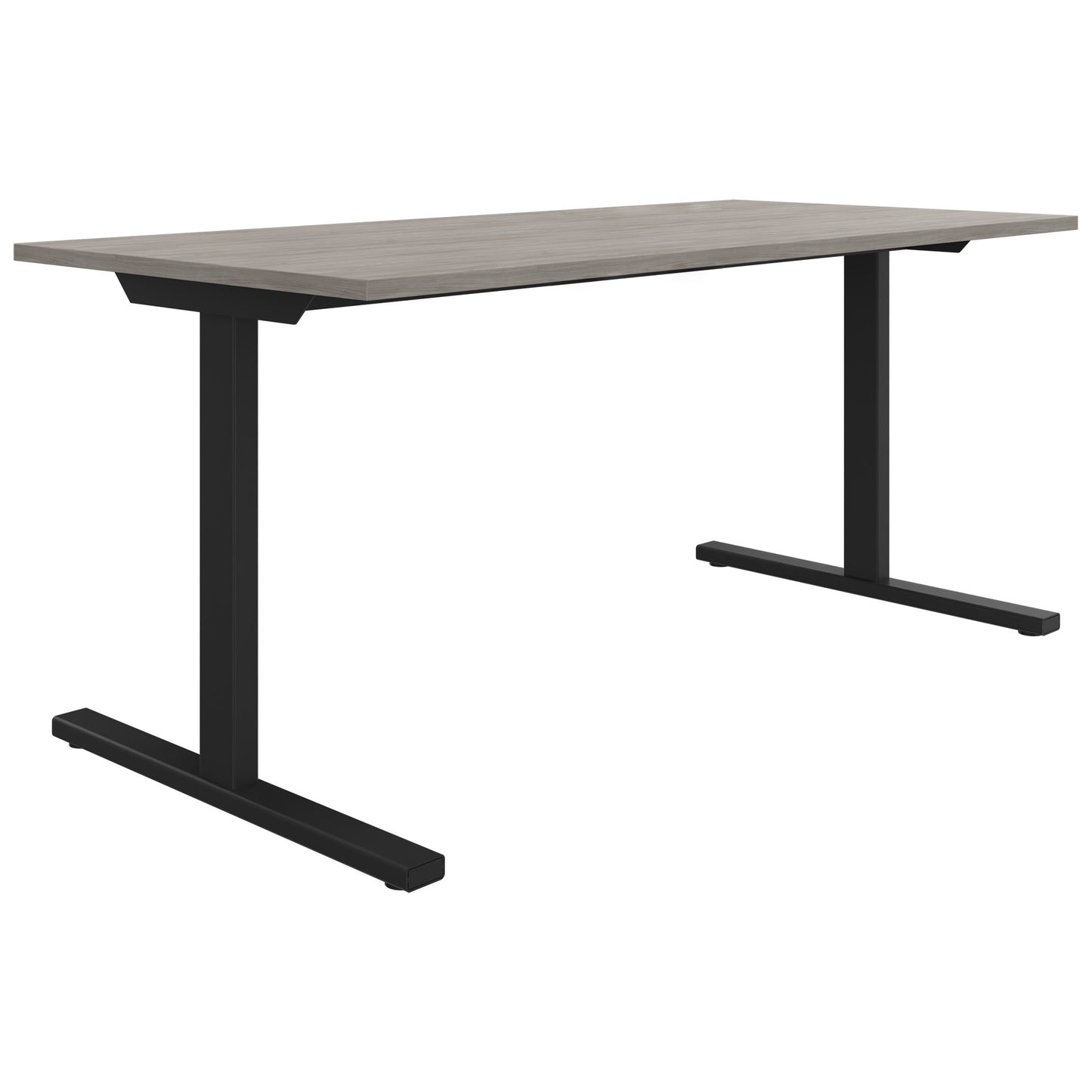 T-EASY Schreibtisch | 1200 - 1800 mm, Nordeiche grau