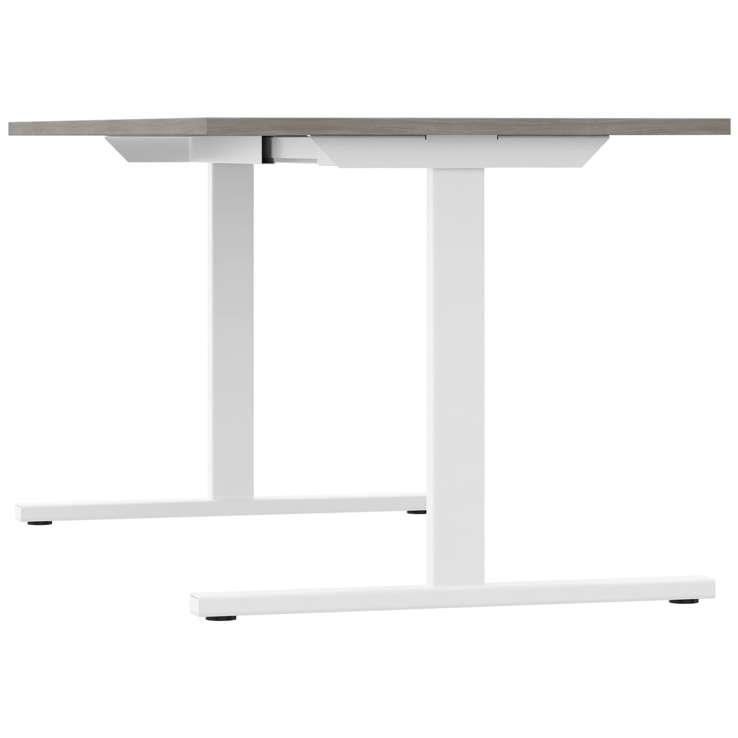 T-EASY Schreibtisch | 1200 - 1800 mm, Nordeiche grau