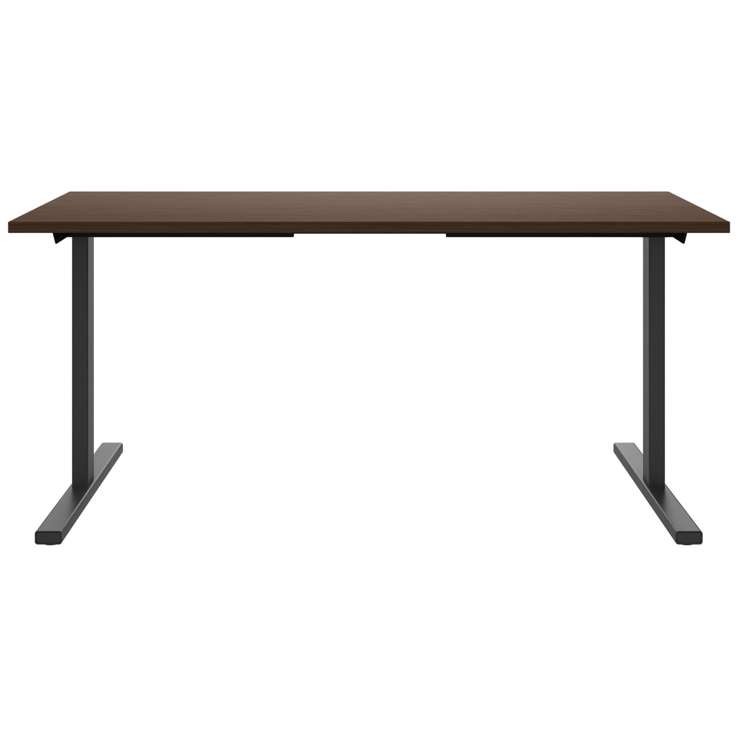 T-EASY Schreibtisch | 1200 - 1800 mm, Nussbaum