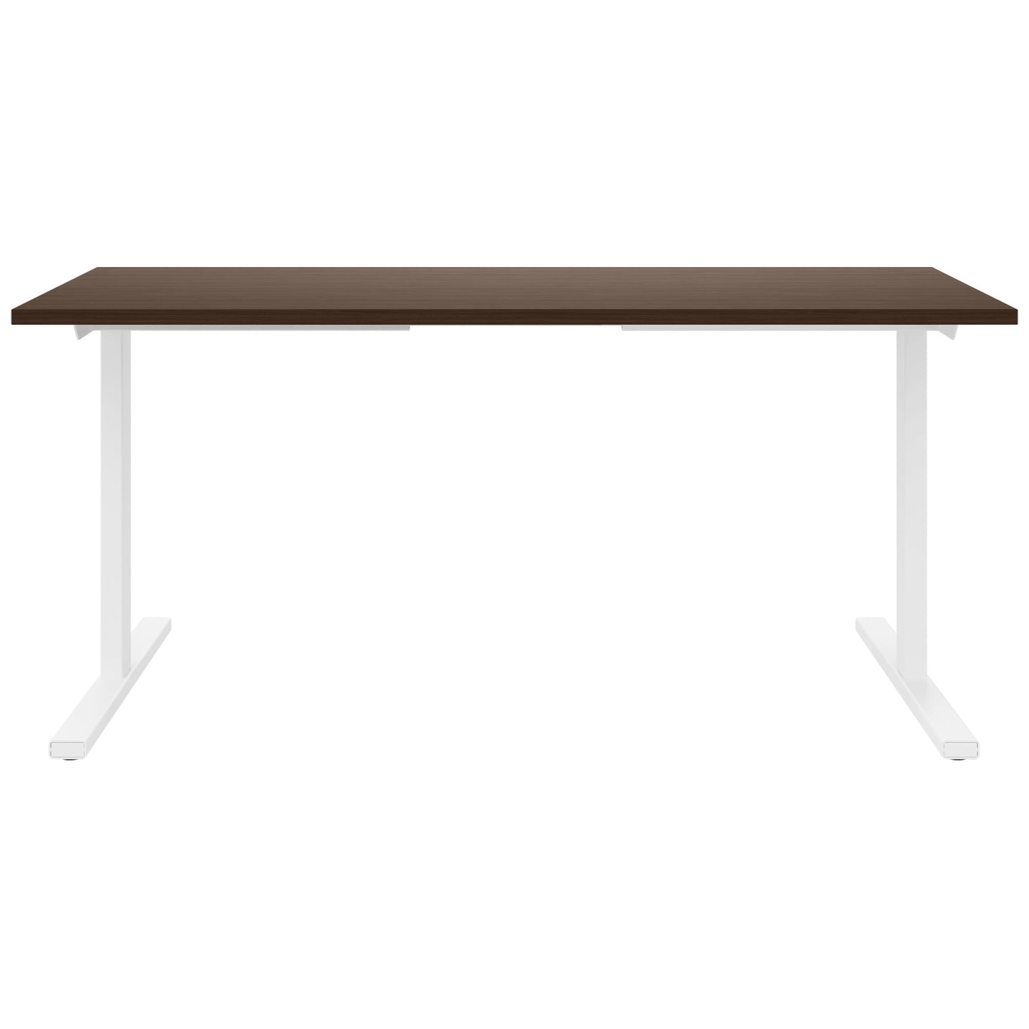 T-EASY Schreibtisch | 1200 - 1800 mm, Nussbaum