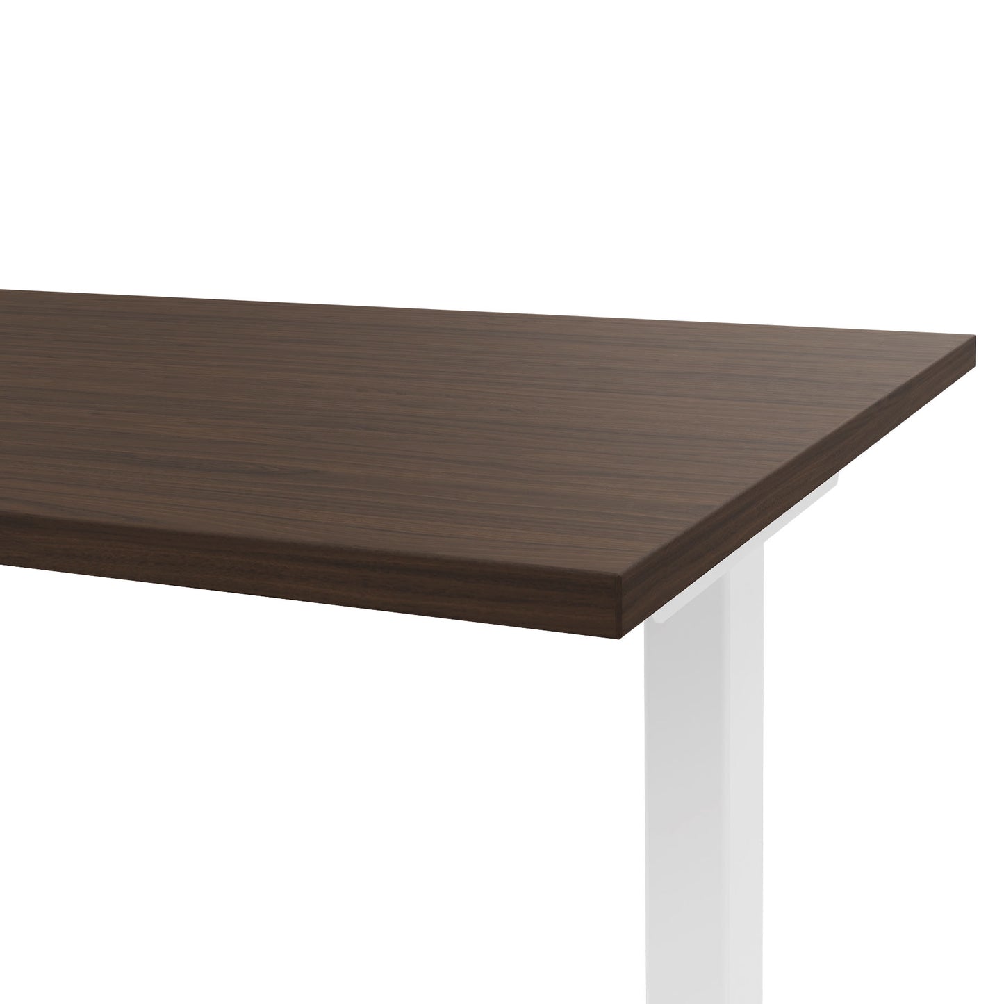 T-EASY Schreibtisch | 1200 - 1800 mm, Nussbaum