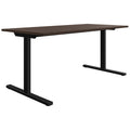 T-EASY Schreibtisch | 1200 - 1800 mm, Nussbaum - 1 Thumbnail Image
