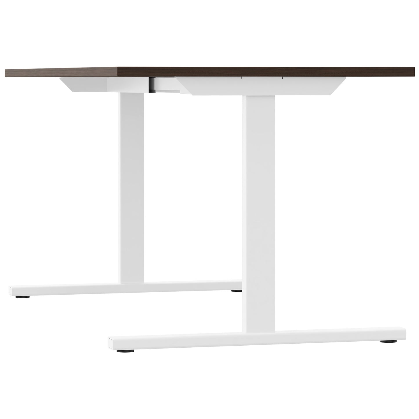 T-EASY Schreibtisch | 1200 - 1800 mm, Nussbaum