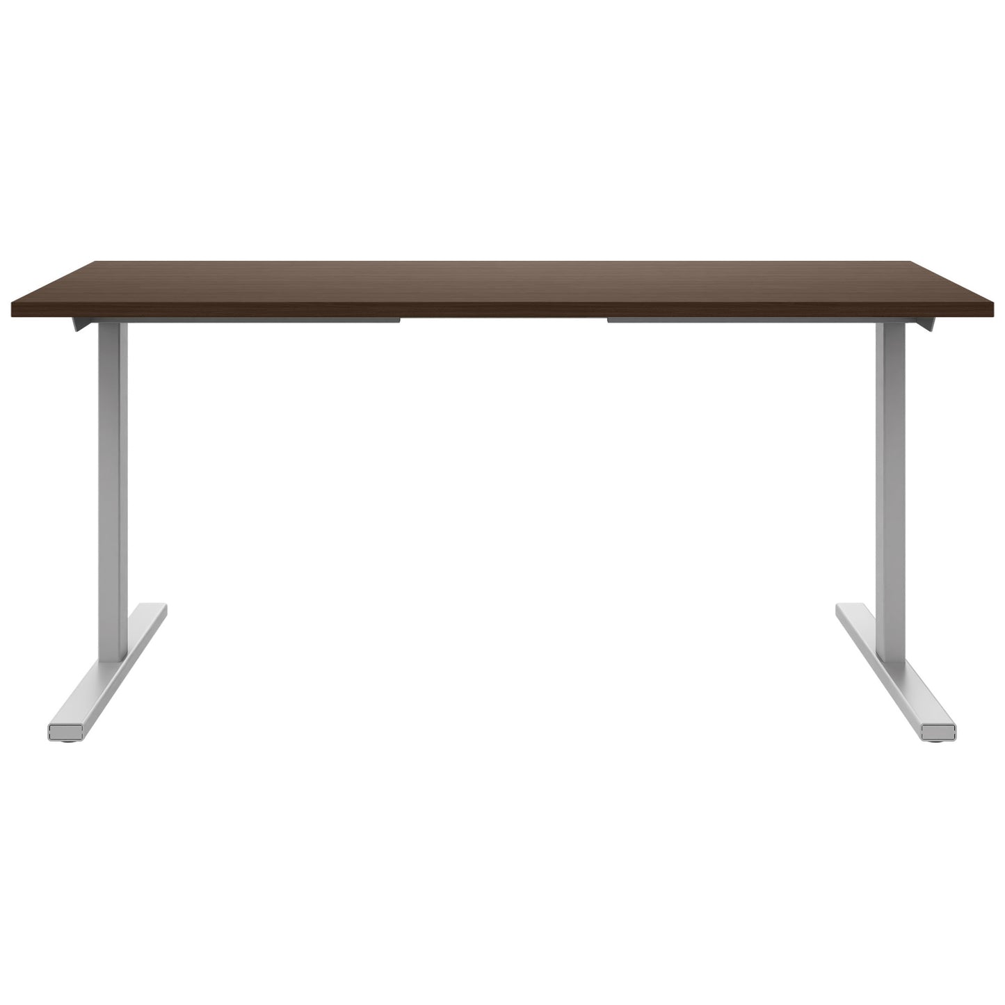 T-EASY Schreibtisch | 1200 - 1800 mm, Nussbaum