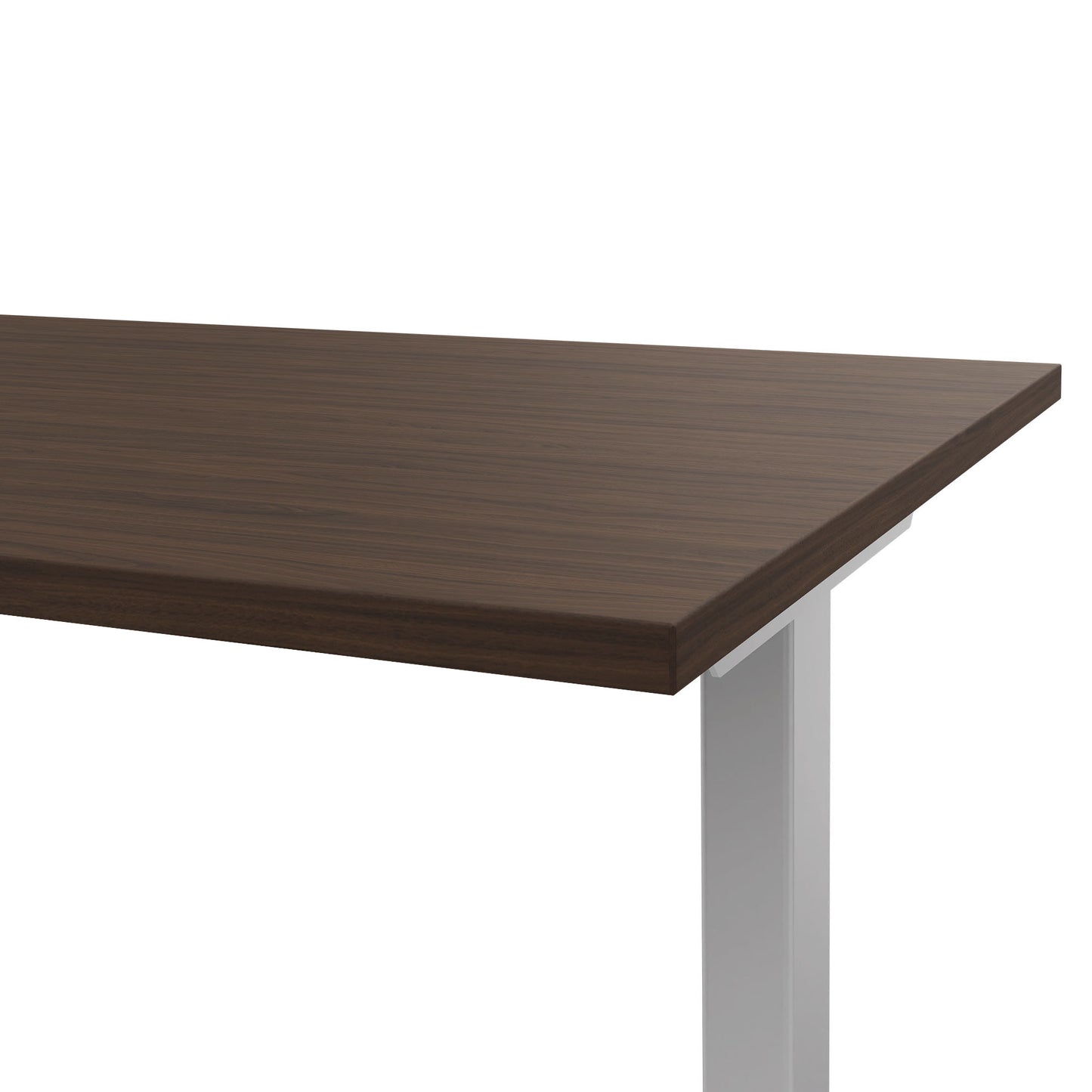 T-EASY Schreibtisch | 1200 - 1800 mm, Nussbaum
