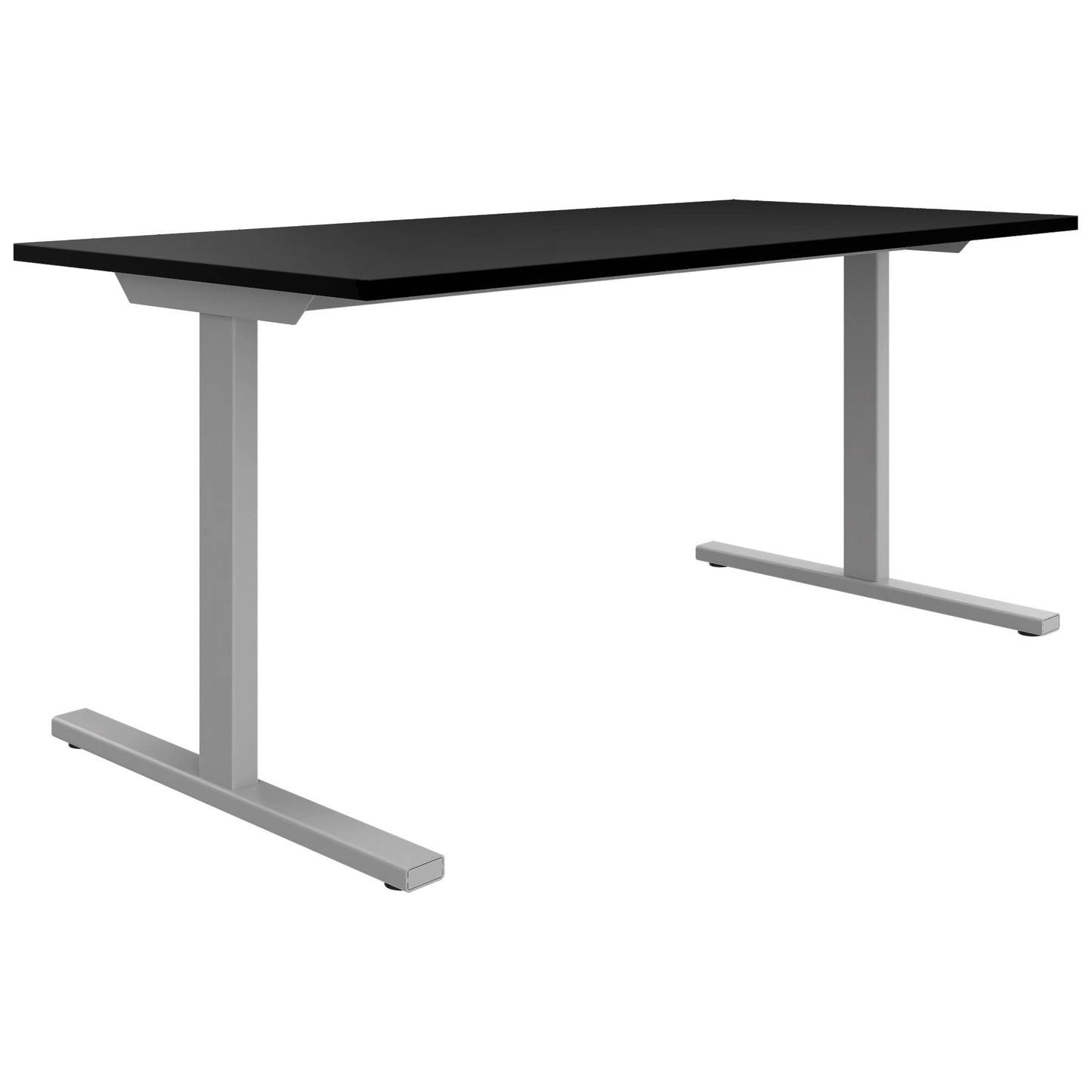 T-EASY Schreibtisch | 1200 - 1800 mm, Schwarz