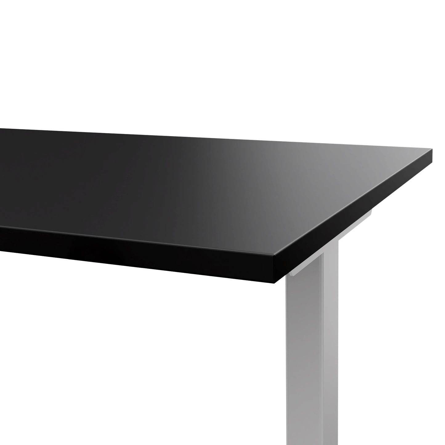 T-EASY Schreibtisch | 1200 - 1800 mm, Schwarz