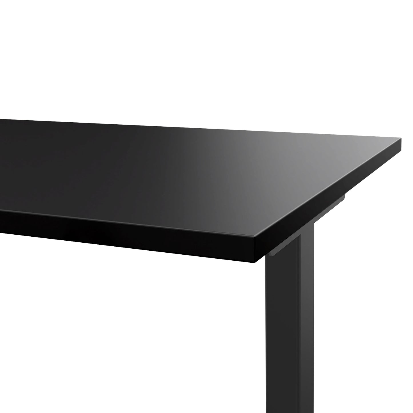 T-EASY Schreibtisch | 1200 - 1800 mm, Schwarz