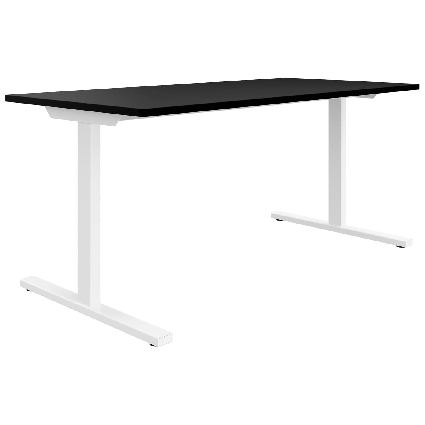 T-EASY Schreibtisch | 1200 - 1800 mm, Schwarz