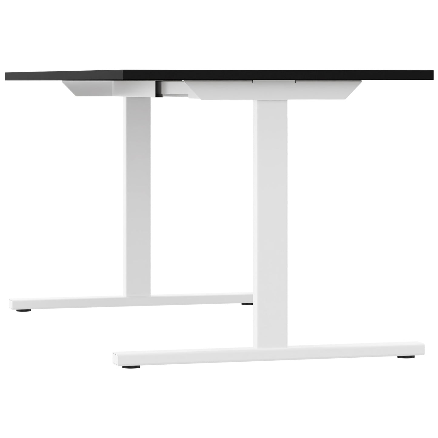 T-EASY Schreibtisch | 1200 - 1800 mm, Schwarz
