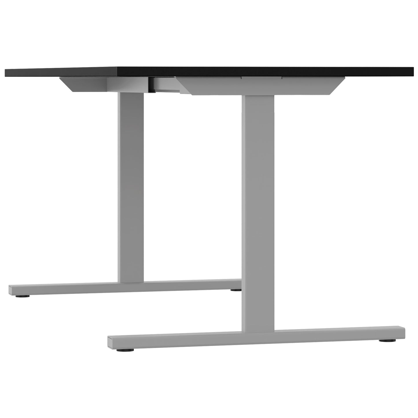 T-EASY Schreibtisch | 1200 - 1800 mm, Schwarz
