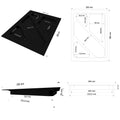 Inserto per cassetti | vaschetta portaoggetti, organizer per penne, nero - 3 Thumbnail Image