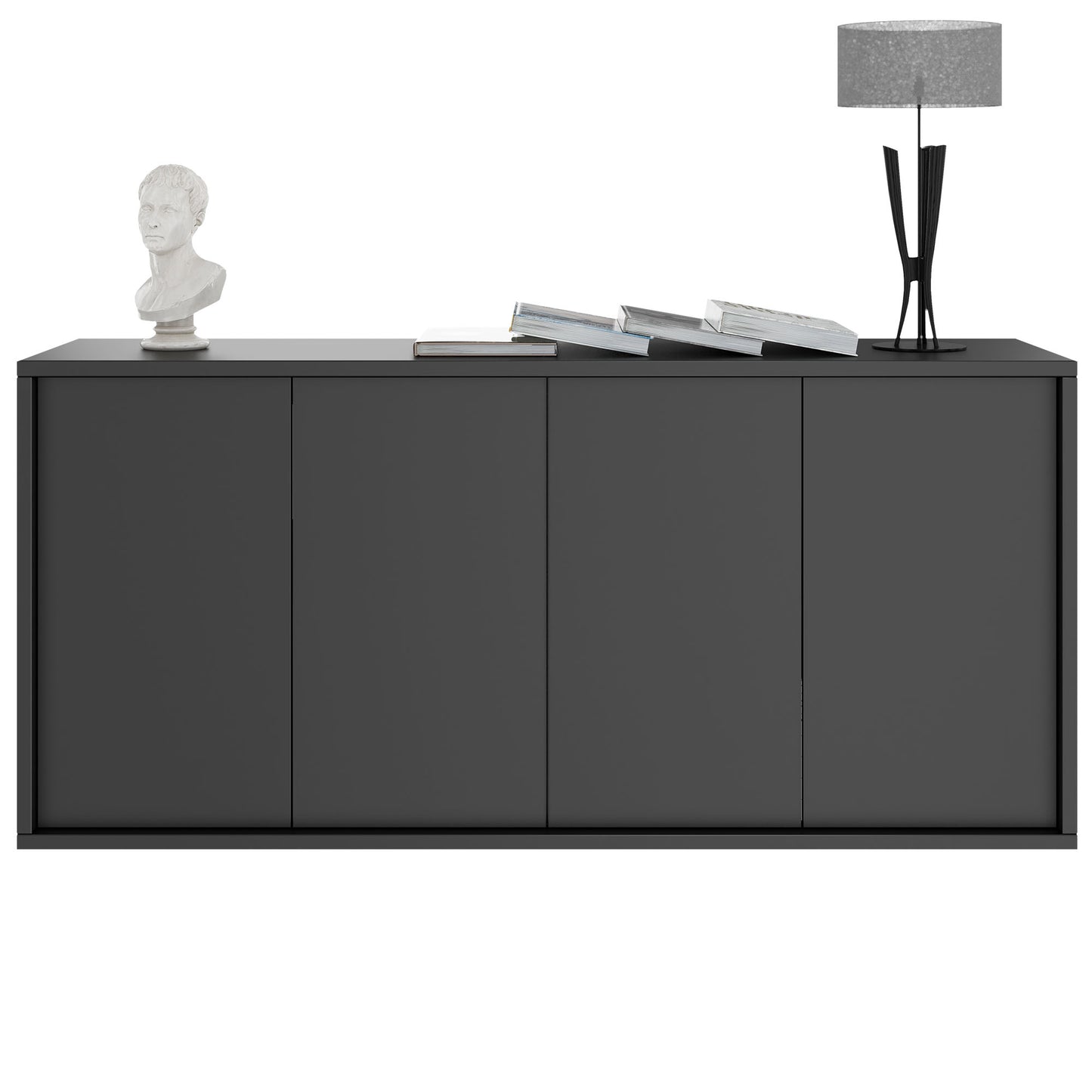 NOVA Sideboard | 2 OH, 1615 x 750 mm, antracite