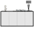 NOVA Sideboard | 2 OH, 1615 x 750 mm, Anthrazit / Weiß - 8 Thumbnail Image