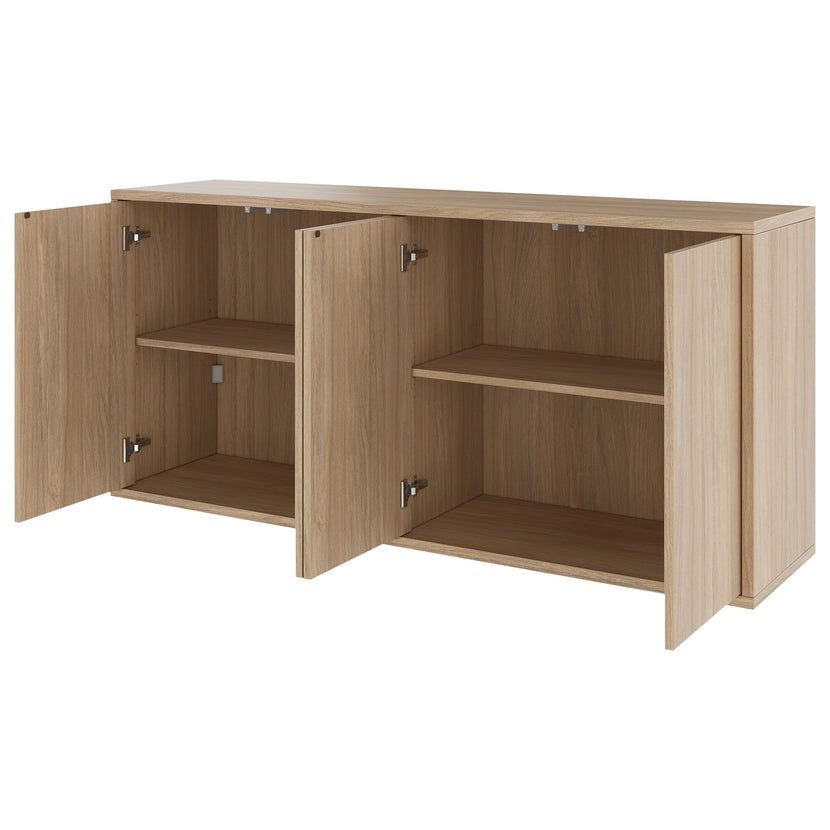 NOVA sideboard | 2 OH, 1615 x 750 mm, amber oak