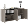 NOVA Credenza | 2 OH, 1615 x 750 mm, rovere nordico grigio - 9 Thumbnail Image