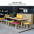 BRALCO TAKE OFF FARM Sitzbank | 680 - 1360 mm, Wildeiche - 4 Thumbnail Image
