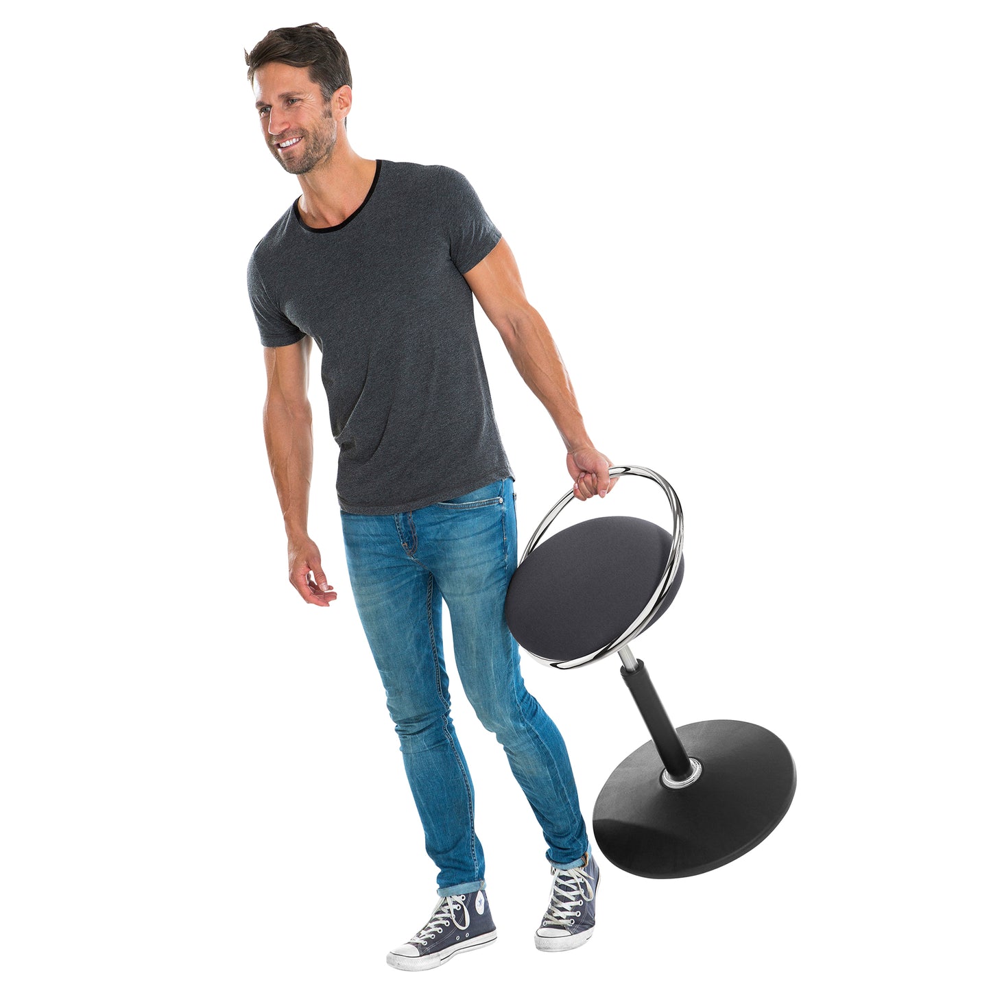 ROVO - SOLO Sedile e sgabello in piedi | Ergo Balance Technology, Ø 380 mm, altezza del sedile 540 - 690 mm