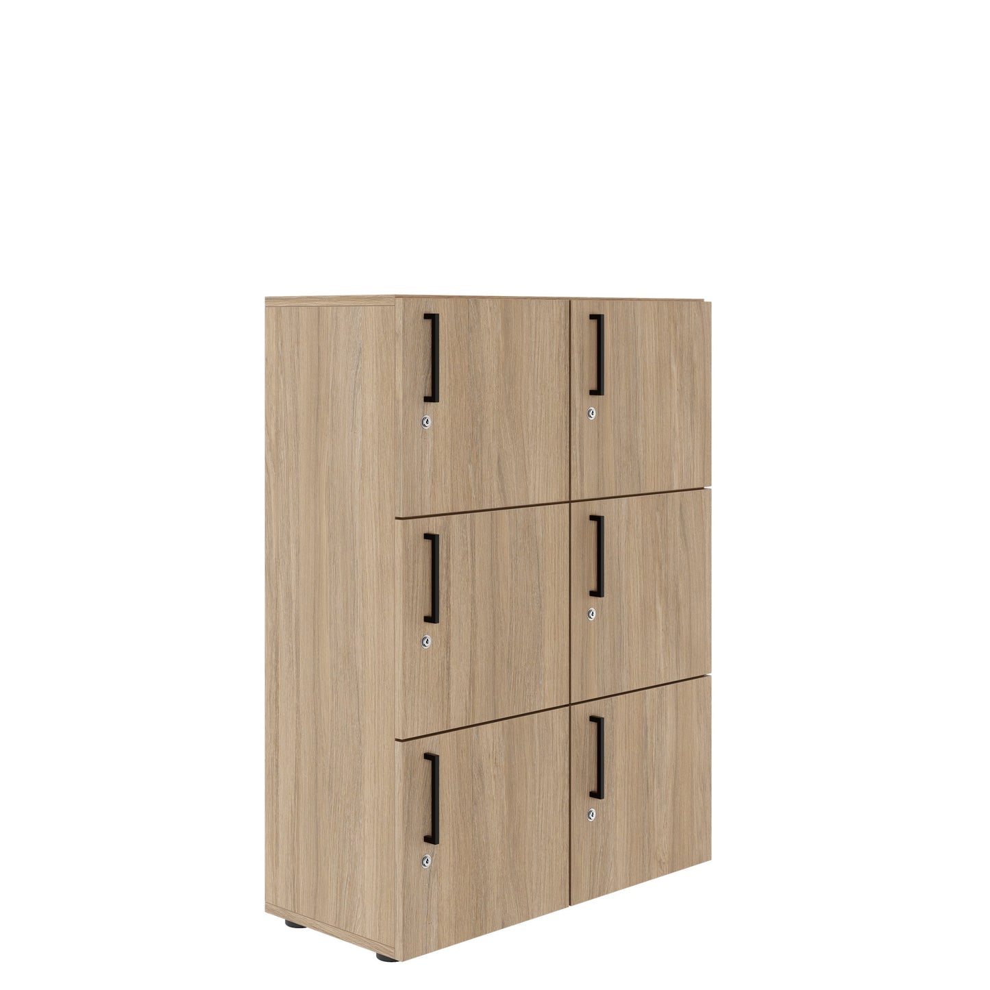 NOVA Spind | 800 x 1092 - 1444 mm (6 - 8 lockers), amber oak