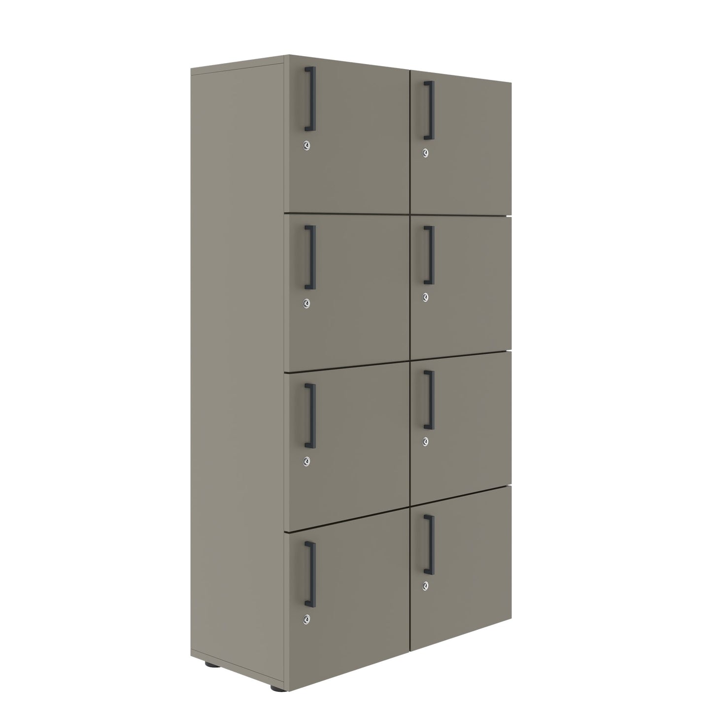 NOVA Spind | 800 x 1092 - 1444 mm (6 - 8 lockers), cubanite gray