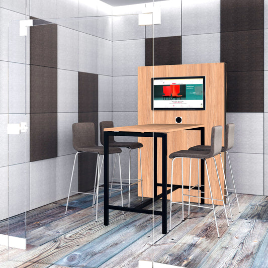 NOVA Hochtisch | 1800 x 700 mm (4 - 6 Personen), Bernsteineiche