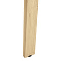 NOVA WOOD Hochtisch | Massivholz-Gestell, 1600 x 700 mm, Weiß - 6 Thumbnail Image