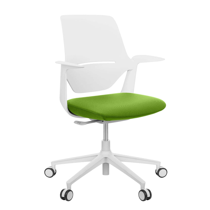 profim - TRILLO PRO Chaise oscillante de bureau | Mécanique synchrone, rembourrage sélectionnable, gris clair