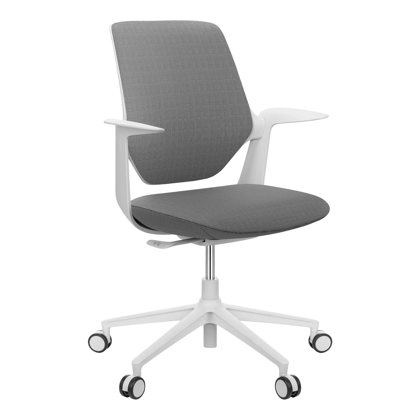 profim - TRILLO PRO Chaise oscillante de bureau | Bulletry, mécanique synchrone, rembourrée, peut être sélectionnée, gris clair