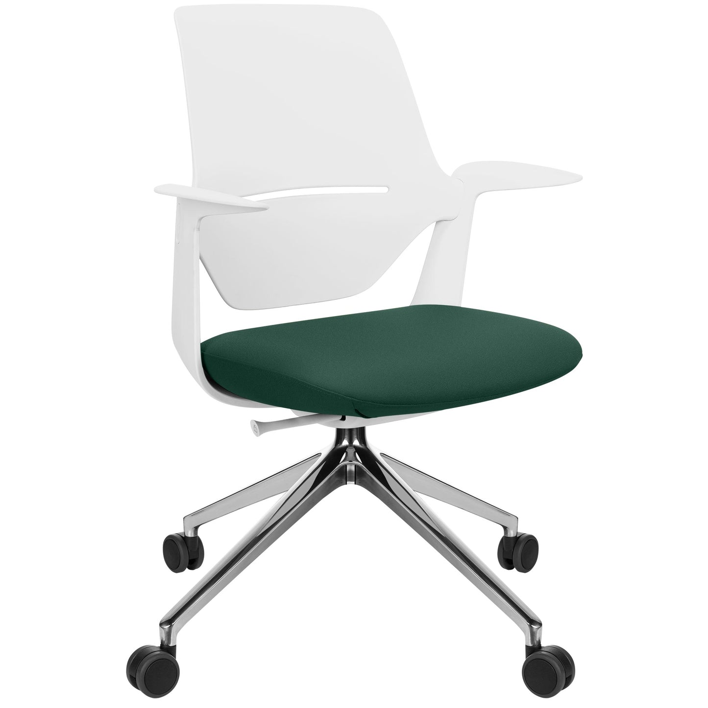 profim - TRILLO PRO swivel chair | Polished aluminum frame, synchronous mechanism, light gray