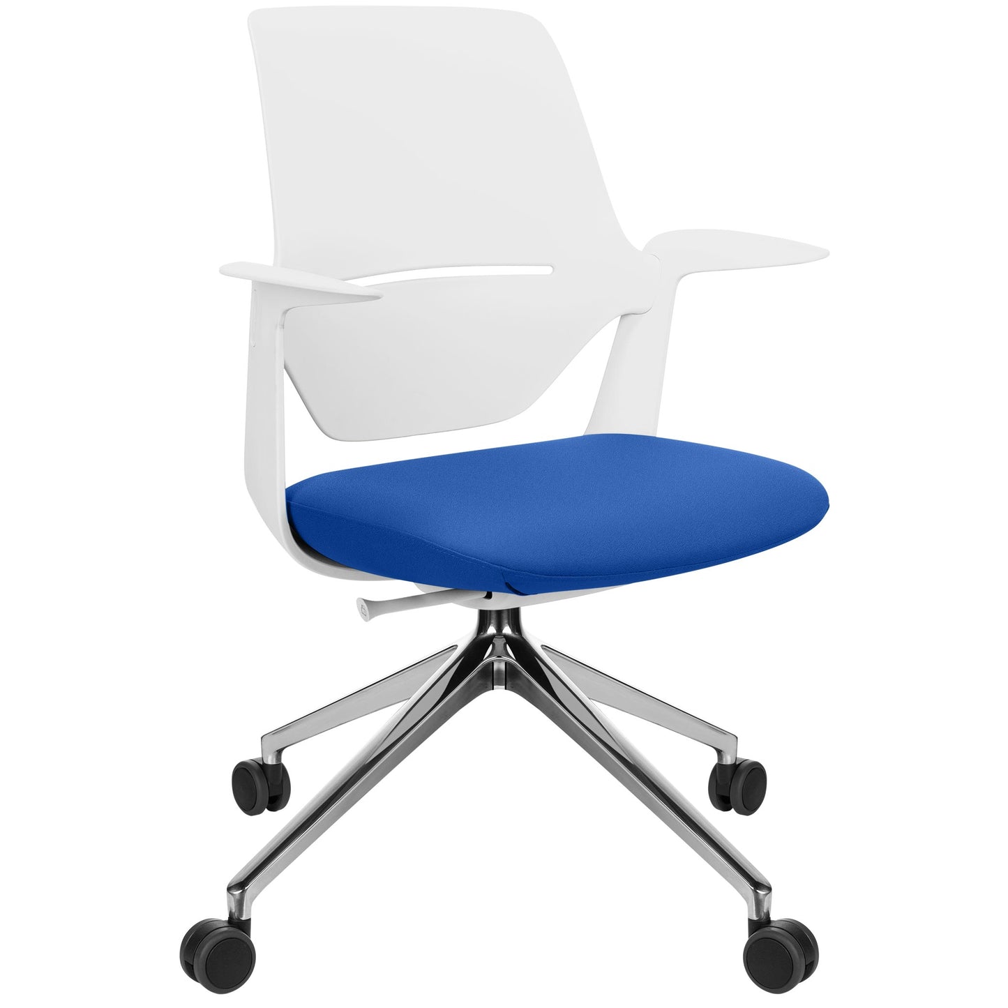 profim - TRILLO PRO swivel chair | Polished aluminum frame, synchronous mechanism, light gray