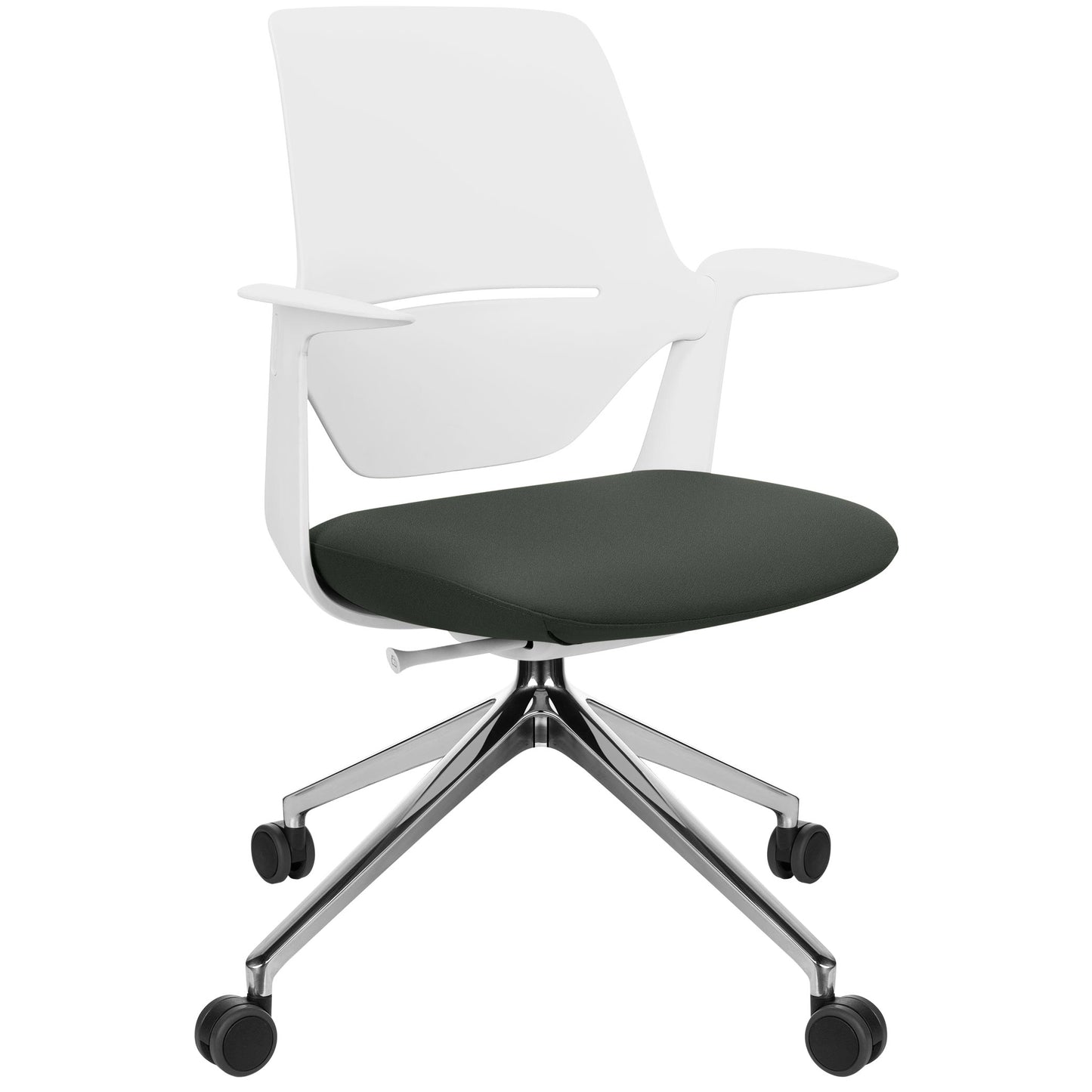 profim - TRILLO PRO swivel chair | Polished aluminum frame, synchronous mechanism, light gray