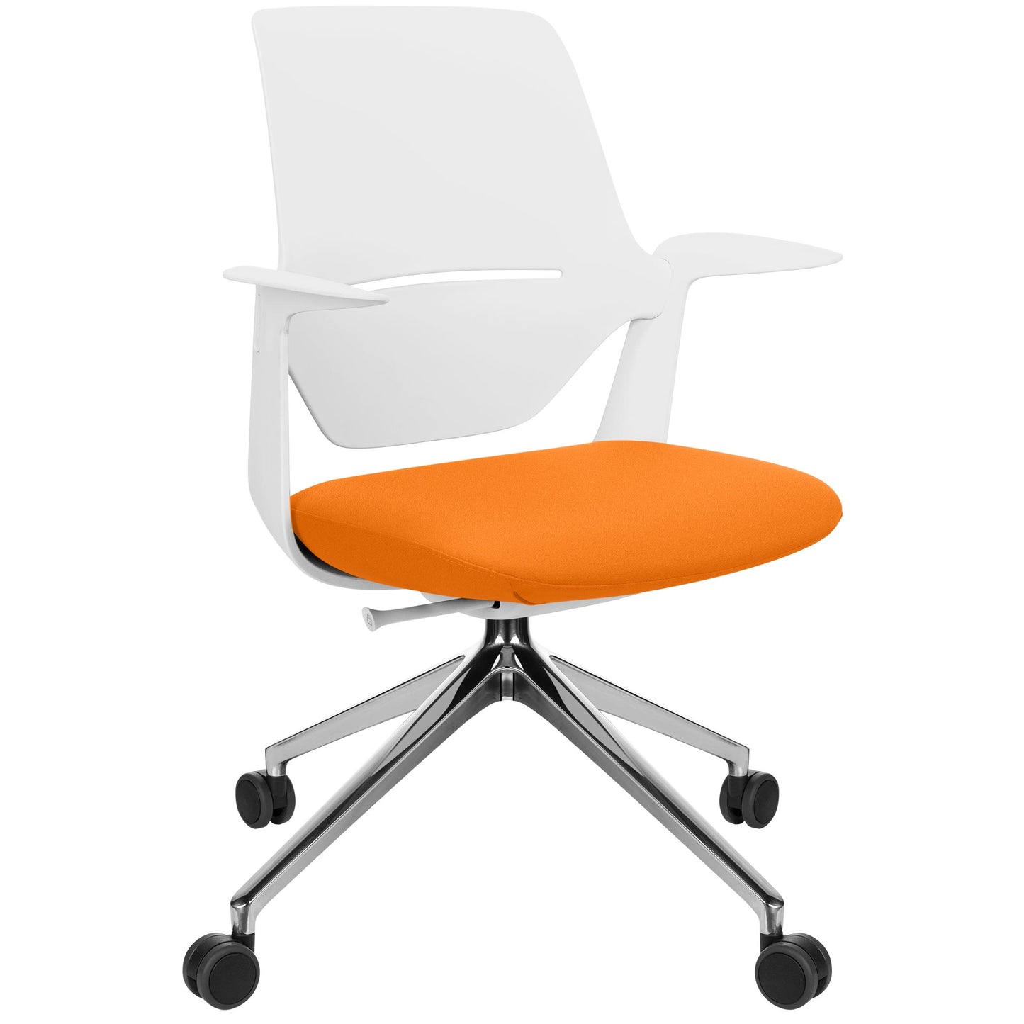 profim - TRILLO PRO swivel chair | Polished aluminum frame, synchronous mechanism, light gray