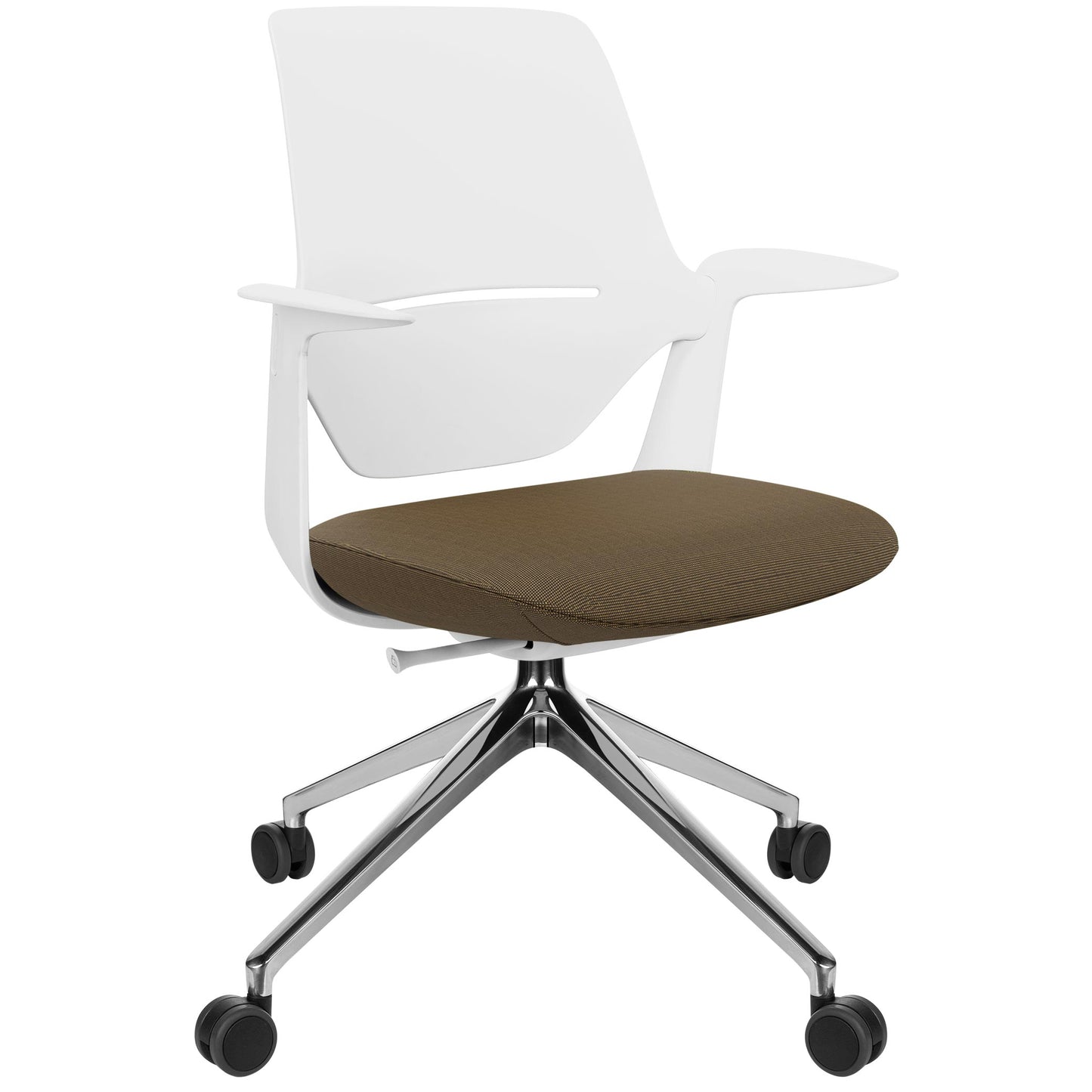profim - TRILLO PRO swivel chair | Polished aluminum frame, synchronous mechanism, light gray